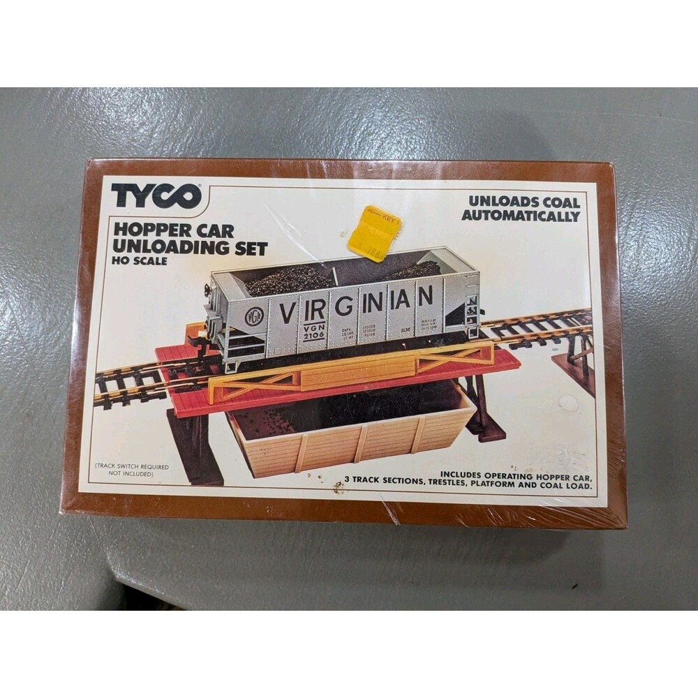 1975 Tyco Hopper Car Unloading Set No. 862 HO Scale New Sealed